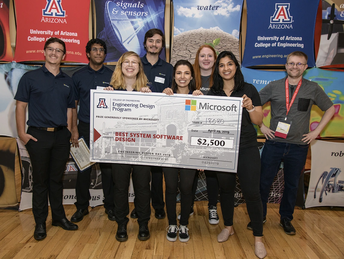 Students at UA Engineering Design Day